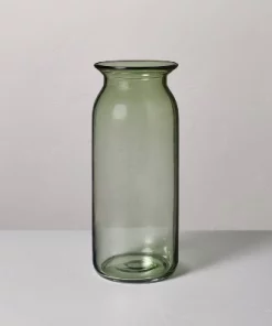 Hearth & Hand With Magnolia Green Glass Decorative Flared Bouquet Vase - Hearth & Hand™ with Magnolia -Hearth Shop GUEST a102e664 2c34 47ec 8fbd af47aa56a8e9