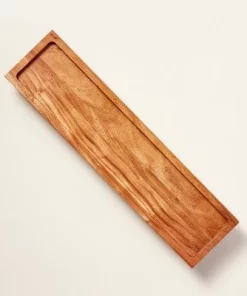 Hearth & Hand With Magnolia 7"x28" Footed Wood Serving Board Brown - Hearth & Hand™ with Magnolia -Hearth Shop GUEST a5c762f9 357f 49de bef5 438c9c6b3246