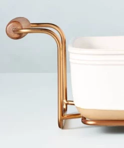 Hearth & Hand With Magnolia 4.25qt Oven-to-Table Stoneware Baking Dish with Cradle Carrier Cream/Clay - Hearth & Hand™ with Magnolia -Hearth Shop GUEST a6a6fc4c f8f3 4913 a404 ef592b5d98a2