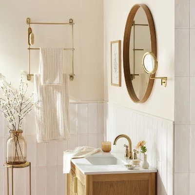 Hearth & Hand With Magnolia Hidden Stripe Terry Bath Towels Natural/Honey - Hearth & Hand™ with Magnolia 3 Hearth & Hand With Magnolia Hidden Stripe Terry Bath Towels Natural/Honey - Hearth & Hand™ with Magnolia