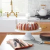 Hearth & Hand With Magnolia 11" Stoneware Reactive Glaze Cake Stand with Glass Cloche Cream - Hearth & Hand™ with Magnolia -Hearth Shop GUEST ac334c4a 463f 45bc 9705 3d7b2b34dc23