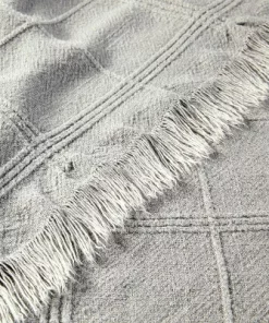 Hearth & Hand With Magnolia Textured Grid Lines Dobby Throw Blanket - Hearth & Hand™ with Magnolia Light Gray -Hearth Shop GUEST ad069a90 b381 479a aa7d 2864373fae7c