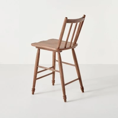 Hearth & Hand W/Magnolia Furniture 2pk Vintage Windsor Counter Stools - Aged Oak - Hearth & Hand™ with Magnolia 5 Hearth & Hand W/Magnolia Furniture 2pk Vintage Windsor Counter Stools - Aged Oak - Hearth & Hand™ with Magnolia - Image 3