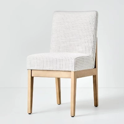 Hearth & Hand W/Magnolia Furniture Upholstered Natural Wood Slipper Dining Chair - Hearth & Hand™ with Magnolia Gray/cream 10 Hearth & Hand W/Magnolia Furniture Upholstered Natural Wood Slipper Dining Chair - Hearth & Hand™ with Magnolia Gray/cream - Image 8