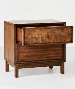 Hearth & Hand W/Magnolia Furniture Wood & Cane Transitional Nightstand - Hearth & Hand™ with Magnolia Natural 13 Hearth & Hand W/Magnolia Furniture Wood & Cane Transitional Nightstand - Hearth & Hand™ with Magnolia Natural -Hearth Shop GUEST af59a1ab 4868 4ff5 ab07 150c54a02150