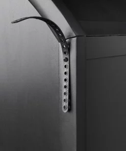 Hearth & Hand W/Magnolia Furniture Grooved Wood Arch Bookcase - Hearth & Hand™ with Magnolia Black -Hearth Shop GUEST af86c8dd 18b1 40a7 9f11 f863200eae22