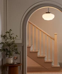 Hearth & Hand With Magnolia Milk Glass Adjustable Pendant Ceiling Light - Hearth & Hand™ with Magnolia Black Finish