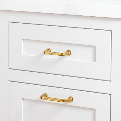 Hearth & Hand With Magnolia Classic Etched Drawer Pulls (Set of 2) - Hearth & Hand™ with Magnolia Matte Black 4 Hearth & Hand With Magnolia Classic Etched Drawer Pulls (Set of 2) - Hearth & Hand™ with Magnolia Matte Black - Image 2