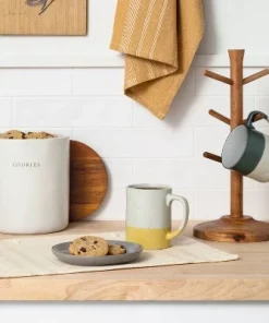 Hearth & Hand With Magnolia Wooden Mug Tree - Hearth & Hand™ with Magnolia Pickled Black