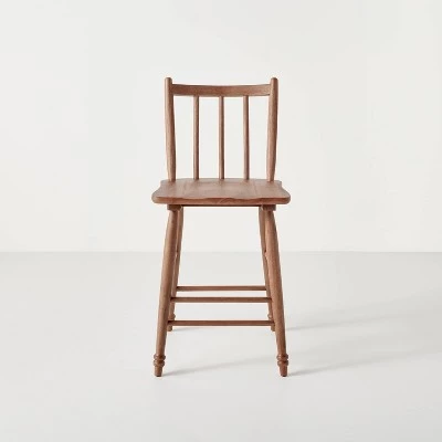 Hearth & Hand W/Magnolia Furniture 2pk Vintage Windsor Counter Stools - Aged Oak - Hearth & Hand™ with Magnolia 4 Hearth & Hand W/Magnolia Furniture 2pk Vintage Windsor Counter Stools - Aged Oak - Hearth & Hand™ with Magnolia - Image 2