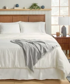 Hearth & Hand With Magnolia Fine Stripe Duvet & Sham Set Twilight Taupe/Sour Cream - Hearth & Hand™ with Magnolia 10 Hearth & Hand With Magnolia Fine Stripe Duvet & Sham Set Twilight Taupe/Sour Cream - Hearth & Hand™ with Magnolia -Hearth Shop GUEST c27ed094 d019 497e 86b4 0a670b3b9450