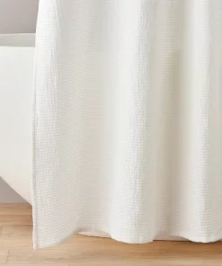 Hearth & Hand With Magnolia Textured Horizontal Stripe Matelassé Shower Curtain Cream - Hearth & Hand™ with Magnolia 5 Hearth & Hand With Magnolia Textured Horizontal Stripe Matelassé Shower Curtain Cream - Hearth & Hand™ with Magnolia -Hearth Shop GUEST c2a91201 a0ef 4064 b54c 439a8f9a4db7