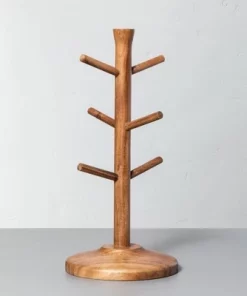 Hearth & Hand With Magnolia Wooden Mug Tree - Hearth & Hand™ with Magnolia Pickled Black -Hearth Shop GUEST c7d5dcf0 7a08 4d3f badf ede67a83d4d2