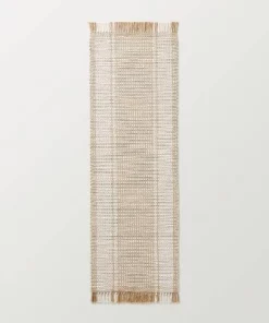 Hearth & Hand With Magnolia Wide Border Stripe Handmade Woven Area Rug Tan/Cream - Hearth & Hand™ with Magnolia -Hearth Shop GUEST d0ac6f93 a113 4030 92c8 ca63baa7d0c5