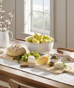 Hearth & Hand With Magnolia 203oz Flared Brim Stoneware Serving Bowl Vintage Cream - Hearth & Hand™ with Magnolia