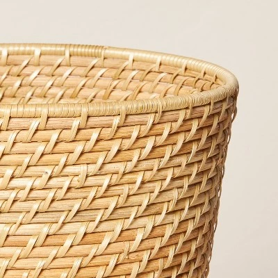 Hearth & Hand With Magnolia 2.5gal Natural Woven Bathroom Wastebasket - Hearth & Hand™ with Magnolia 4 Hearth & Hand With Magnolia 2.5gal Natural Woven Bathroom Wastebasket - Hearth & Hand™ with Magnolia - Image 2