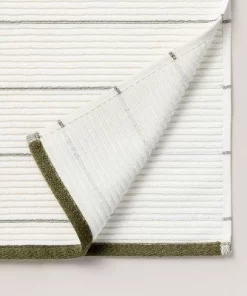 Hearth & Hand With Magnolia Ribbed Terry Bath Towels Cream/Green - Hearth & Hand™ with Magnolia -Hearth Shop GUEST e1bf90f2 70c8 4d78 8b6d 2276c8917f22