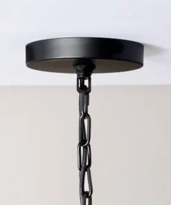 Hearth & Hand With Magnolia 6-Arm Candelabra Chandelier Ceiling Light - Hearth & Hand™ with Magnolia Brass Finish -Hearth Shop GUEST e23eb772 fb3d 4c68 a2c4 eeda660c5005