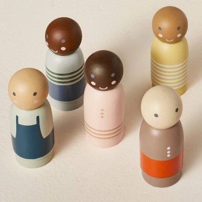 Hearth & Hand With Magnolia Toy Pal People Figurine Set - 6pc - Hearth & Hand™ with Magnolia 4 Hearth & Hand With Magnolia Toy Pal People Figurine Set - 6pc - Hearth & Hand™ with Magnolia - Image 2