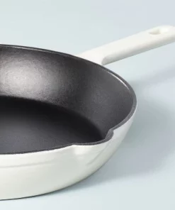 Hearth & Hand With Magnolia Enameled Cast Iron Skillet Sour Cream - Hearth & Hand™ with Magnolia -Hearth Shop GUEST e9bb6c2c e787 4df4 8bcc 61e5bcc4762f