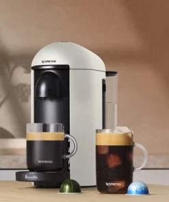 Nespresso VertuoPlus Single-Serve Coffee Maker and Espresso Machine by Breville, White - Hearth & Hand™ with Magnolia -Hearth Shop GUEST eb4949b2 5a73 4a16 b3b0 b315539783f8