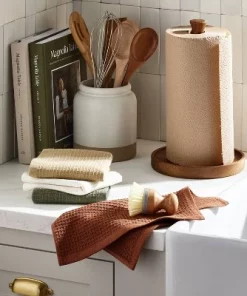 Hearth & Hand With Magnolia Wooden Paper Towel Holder Brown - Hearth & Hand™ with Magnolia
