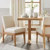 Hearth & Hand W/Magnolia Furniture Upholstered Natural Wood Slipper Dining Chair - Hearth & Hand™ with Magnolia Gray/cream