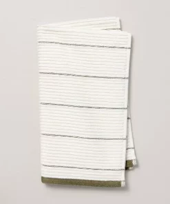 Hearth & Hand With Magnolia Ribbed Terry Bath Towels Cream/Green - Hearth & Hand™ with Magnolia -Hearth Shop GUEST f8a9e4ff 7f6a 4f27 ab01 ac8bde059cb1
