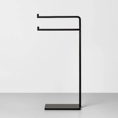 Hearth & Hand With Magnolia Metal Hand Towel Stand Matte Black - Hearth & Hand™ with Magnolia 4 Hearth & Hand With Magnolia Metal Hand Towel Stand Matte Black - Hearth & Hand™ with Magnolia - Image 2