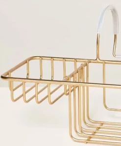 Hearth & Hand With Magnolia Over-the-Side Wired Bathtub Caddy Brass Finish - Hearth & Hand™ with Magnolia -Hearth Shop GUEST fbc91a3d 2dd7 4d3e a7b7 dd934bce3153