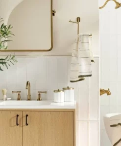 Hearth & Hand With Magnolia Wall-Mounted Brass Swivel Hand Towel Rack Antique Finish - Hearth & Hand™ with Magnolia