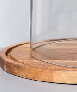 Hearth & Hand With Magnolia 9" Wood & Glass Covered Dessert Storage - Hearth & Hand™ with Magnolia Pickled Black 9 Hearth & Hand With Magnolia 9" Wood & Glass Covered Dessert Storage - Hearth & Hand™ with Magnolia Pickled Black -Hearth Shop GUEST fe319331 05af 4810 881a c00e61c50187