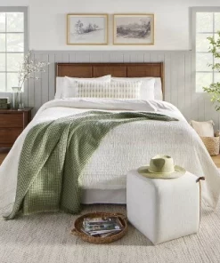 Hearth & Hand With Magnolia 3pc Heather Stripe Comforter Bedding Set Twilight Taupe - Hearth & Hand™ with Magnolia
